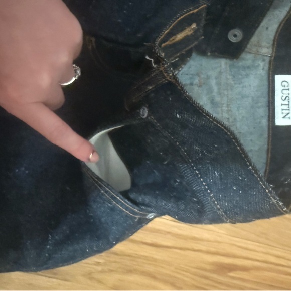 Gustin Men's Deep Indigo Slim Jeans - Picture 5 of 11